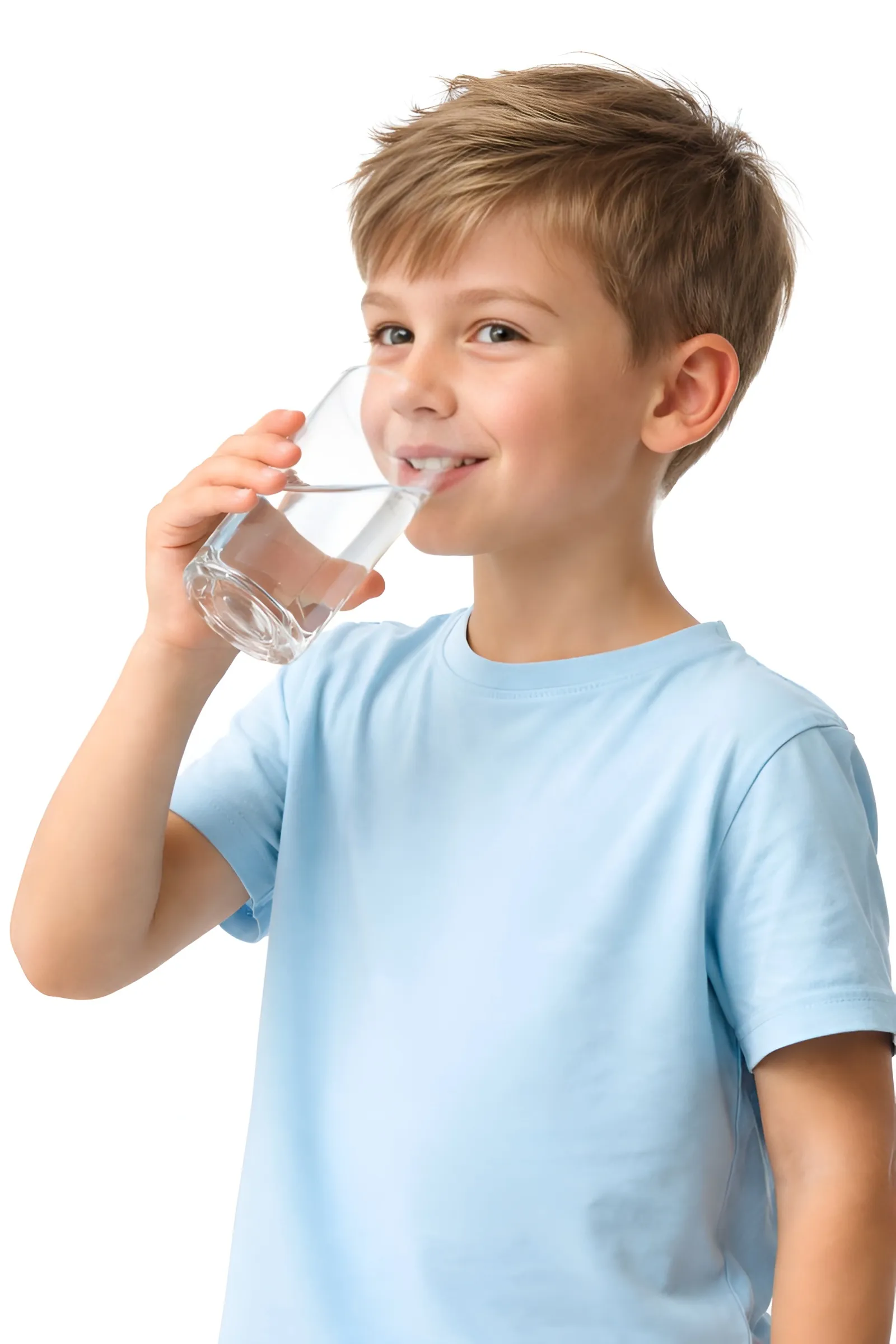 Kid with Glass